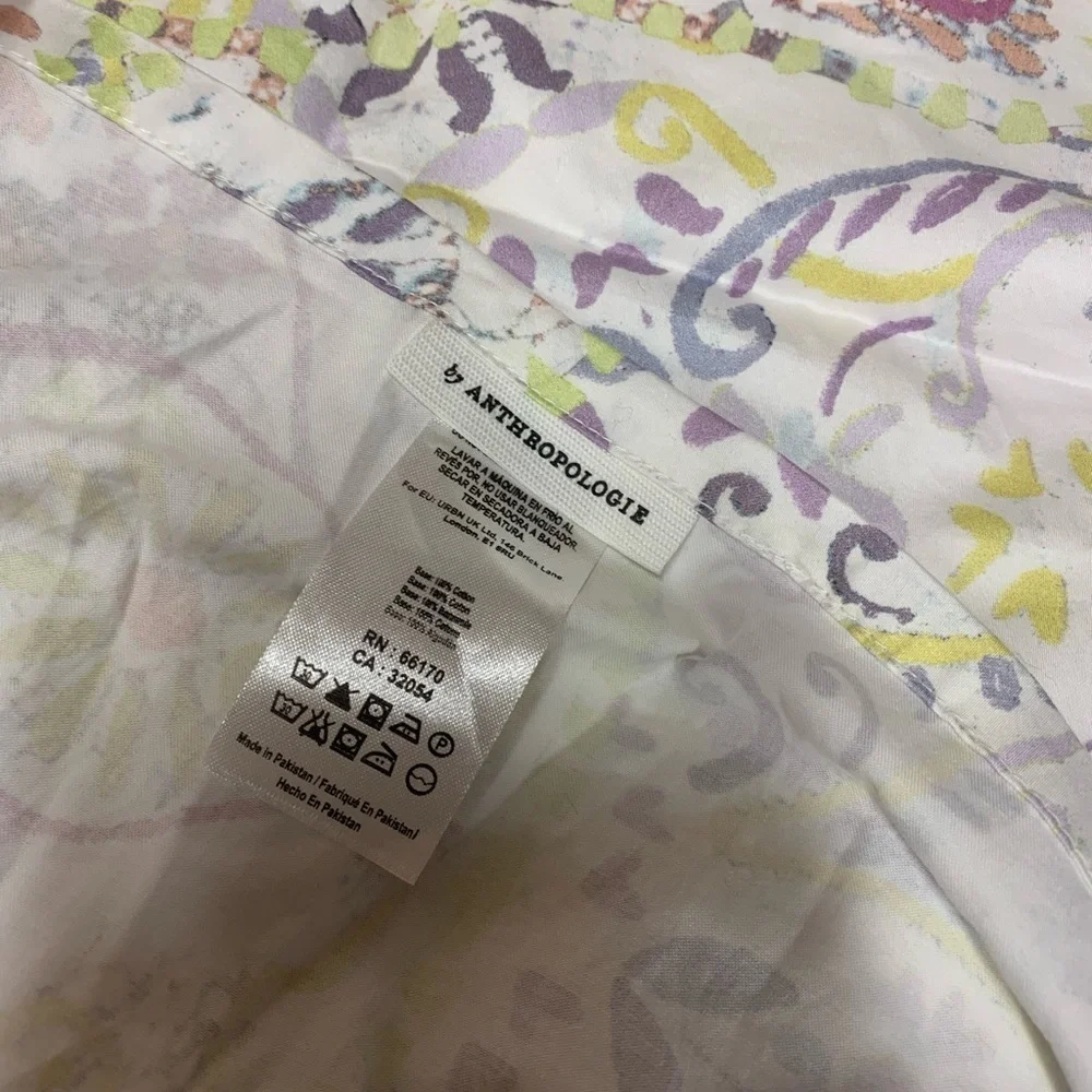 Anthropologie Deanna euro sham pillow case new out of package 1 sham